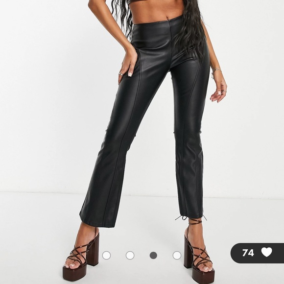 ASOS Faux Leather Pants - Picture 7 of 9